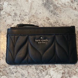 Kate spade quilted large card case
